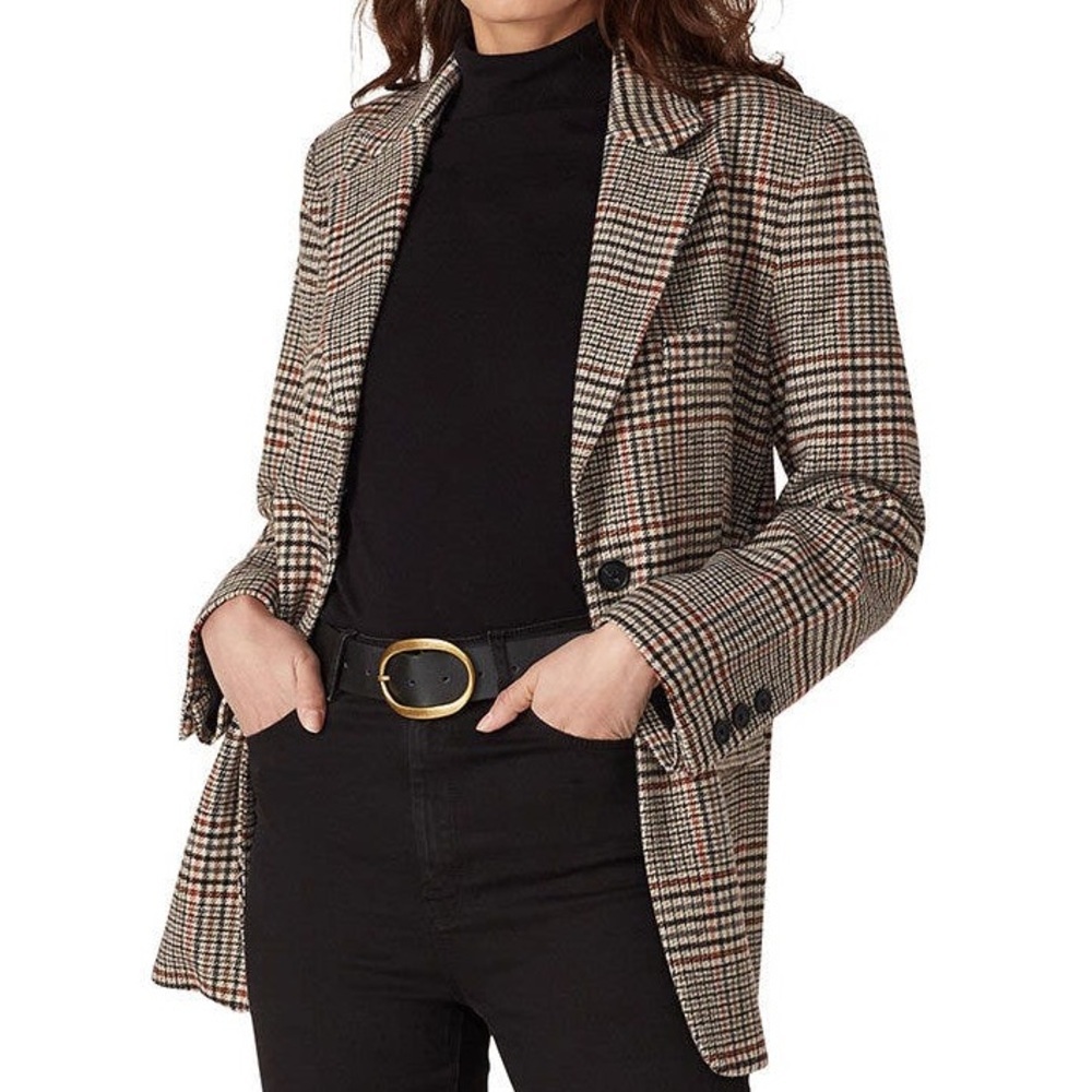 Thakoon | Brown Classic Plaid Blazer